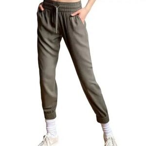 Aritzia Sunday Best Green Gray 100% Rayon Jogger Pants Medium